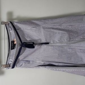 Talbots skirt, size 8, white and navy